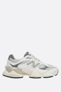 Sneakers>NEW BALANCE sneaker 9060 in mesh e pelle martellata Grigio