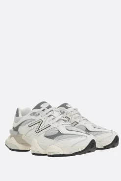 Sneakers>NEW BALANCE sneaker 9060 in mesh e pelle martellata Grigio