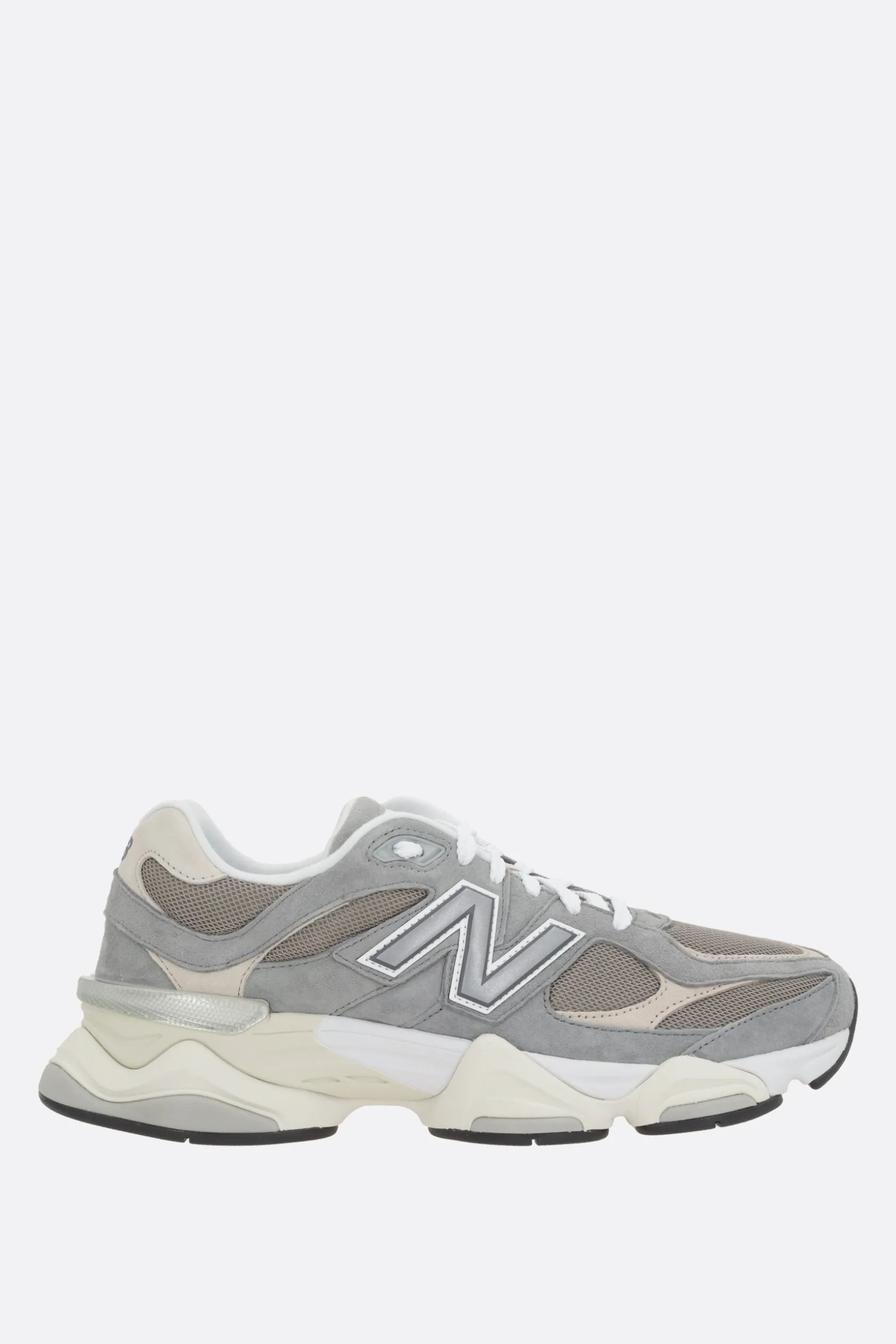Sneakers>NEW BALANCE sneaker 9060 in suede e mesh Grigio