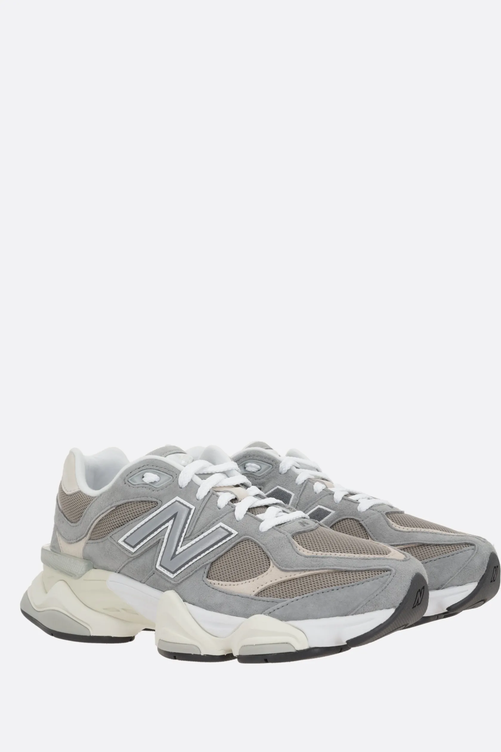 Sneakers>NEW BALANCE sneaker 9060 in suede e mesh Grigio