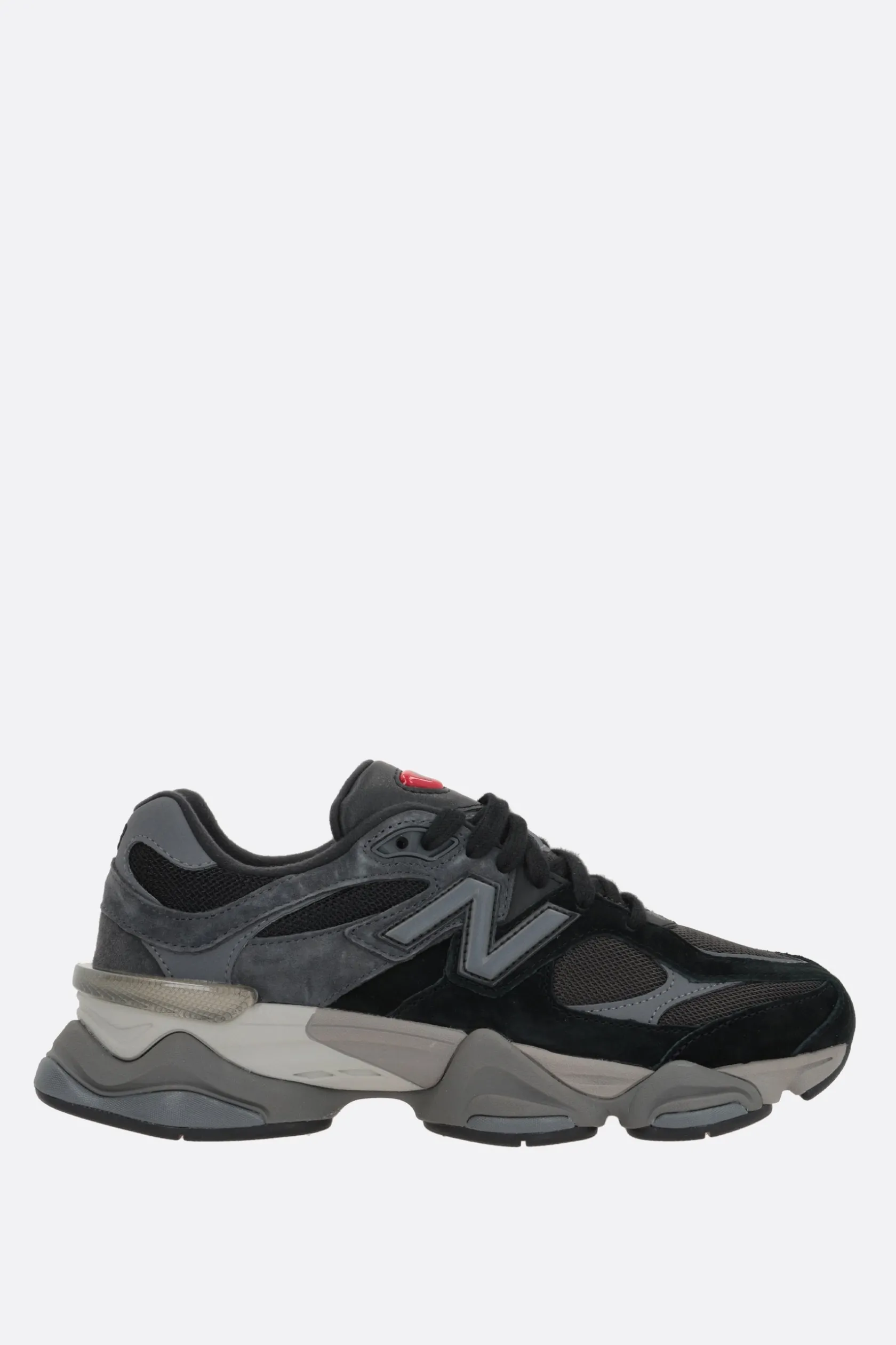 Sneakers>NEW BALANCE sneaker 9060 in suede e rete Nero
