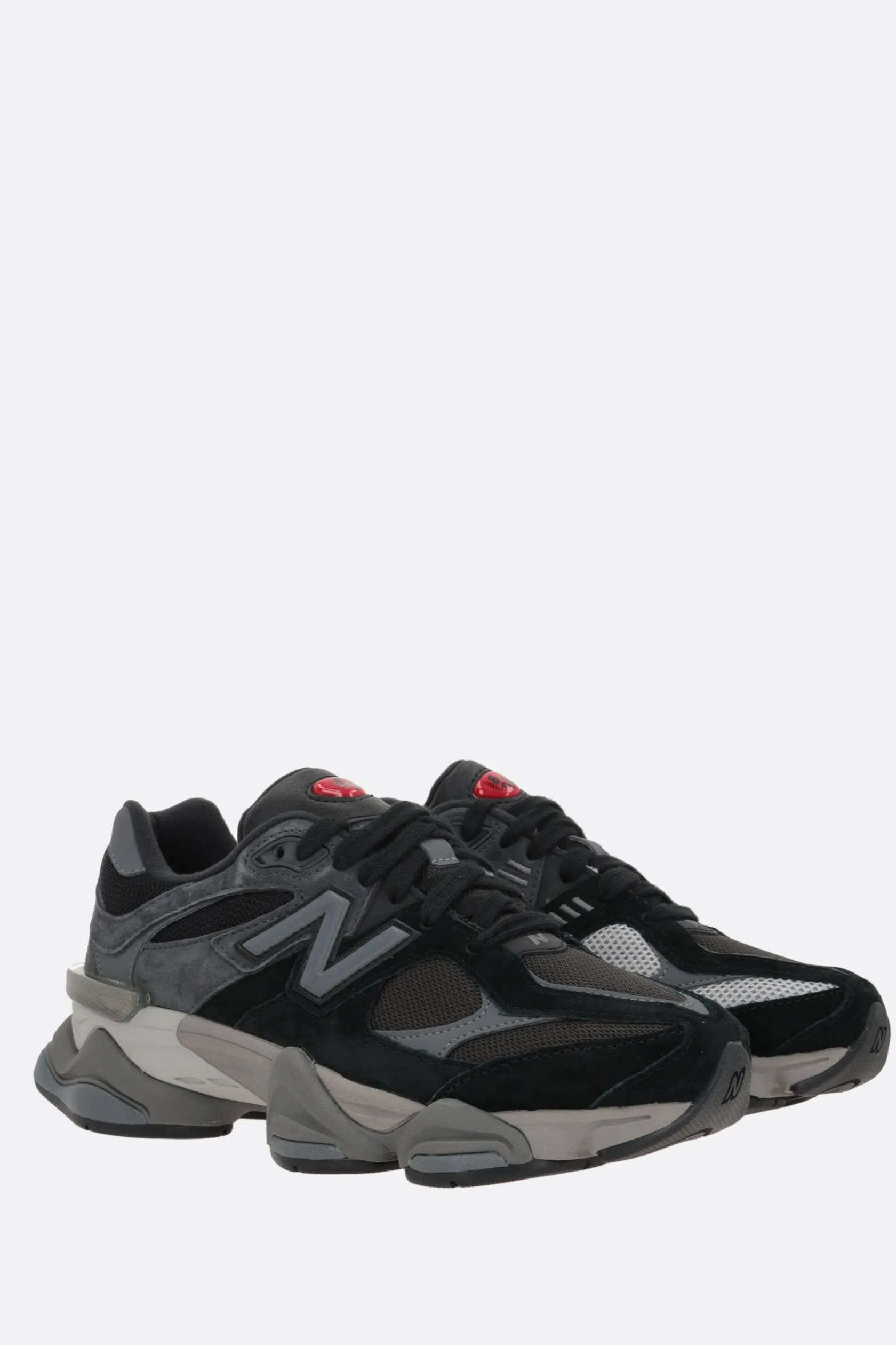 Sneakers>NEW BALANCE sneaker 9060 in suede e rete Nero