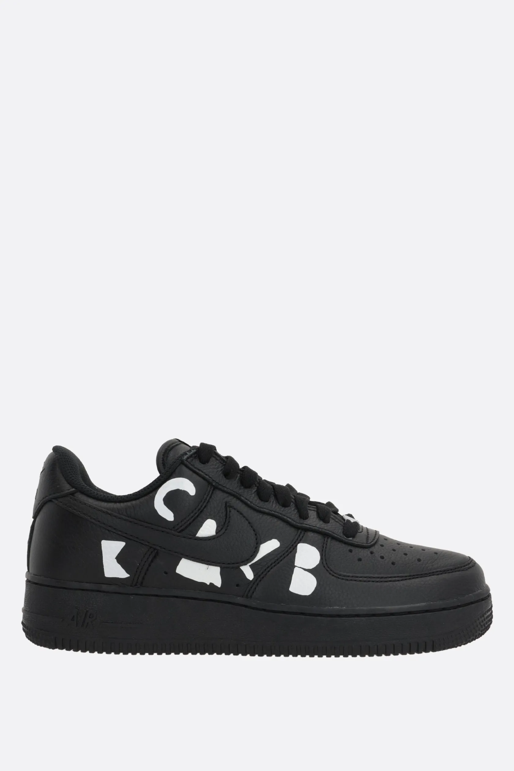 Sneakers>BLACK COMME des GARÇONS sneaker Air Force 1 in pelle martellata Nero