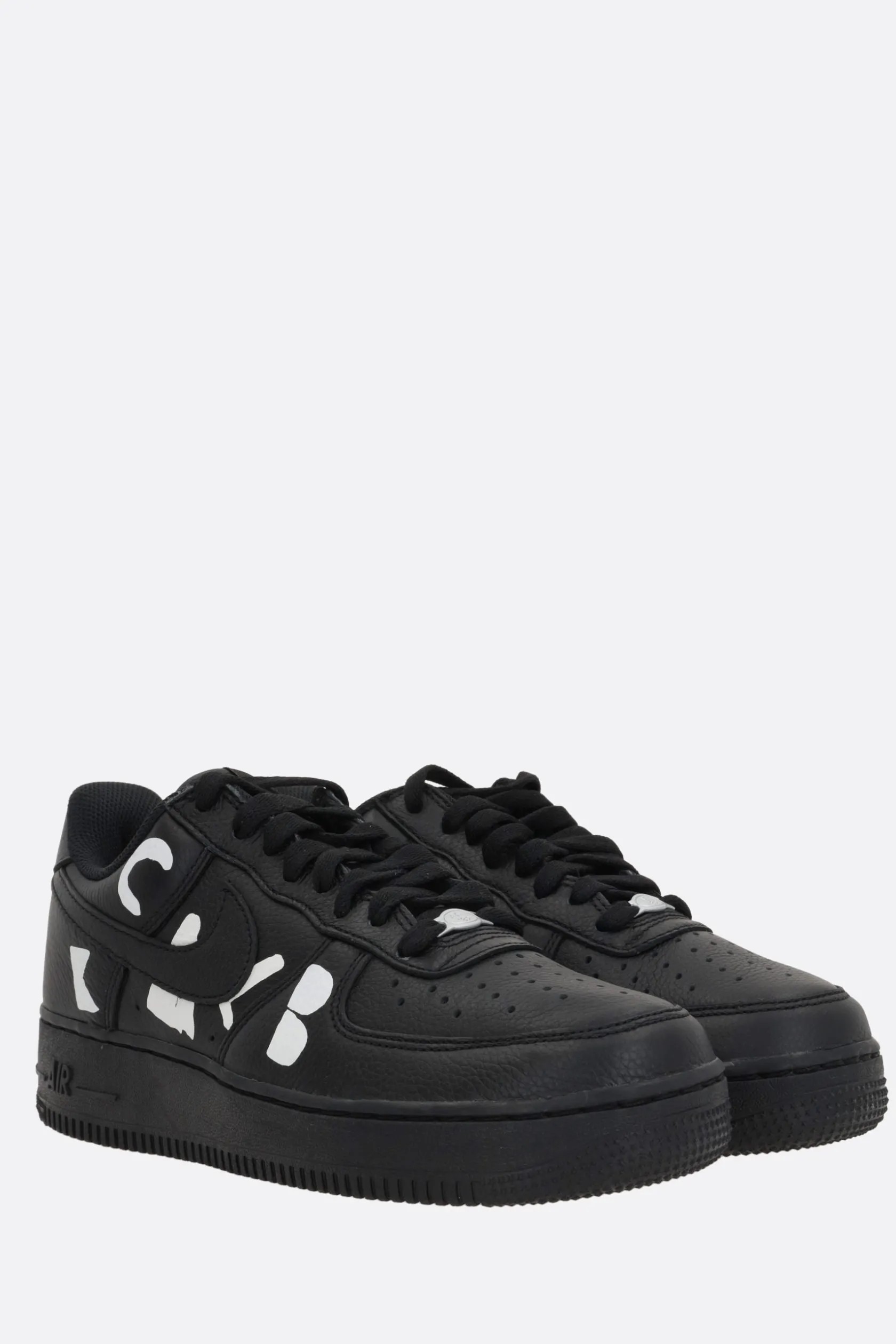 Sneakers>BLACK COMME des GARÇONS sneaker Air Force 1 in pelle martellata Nero