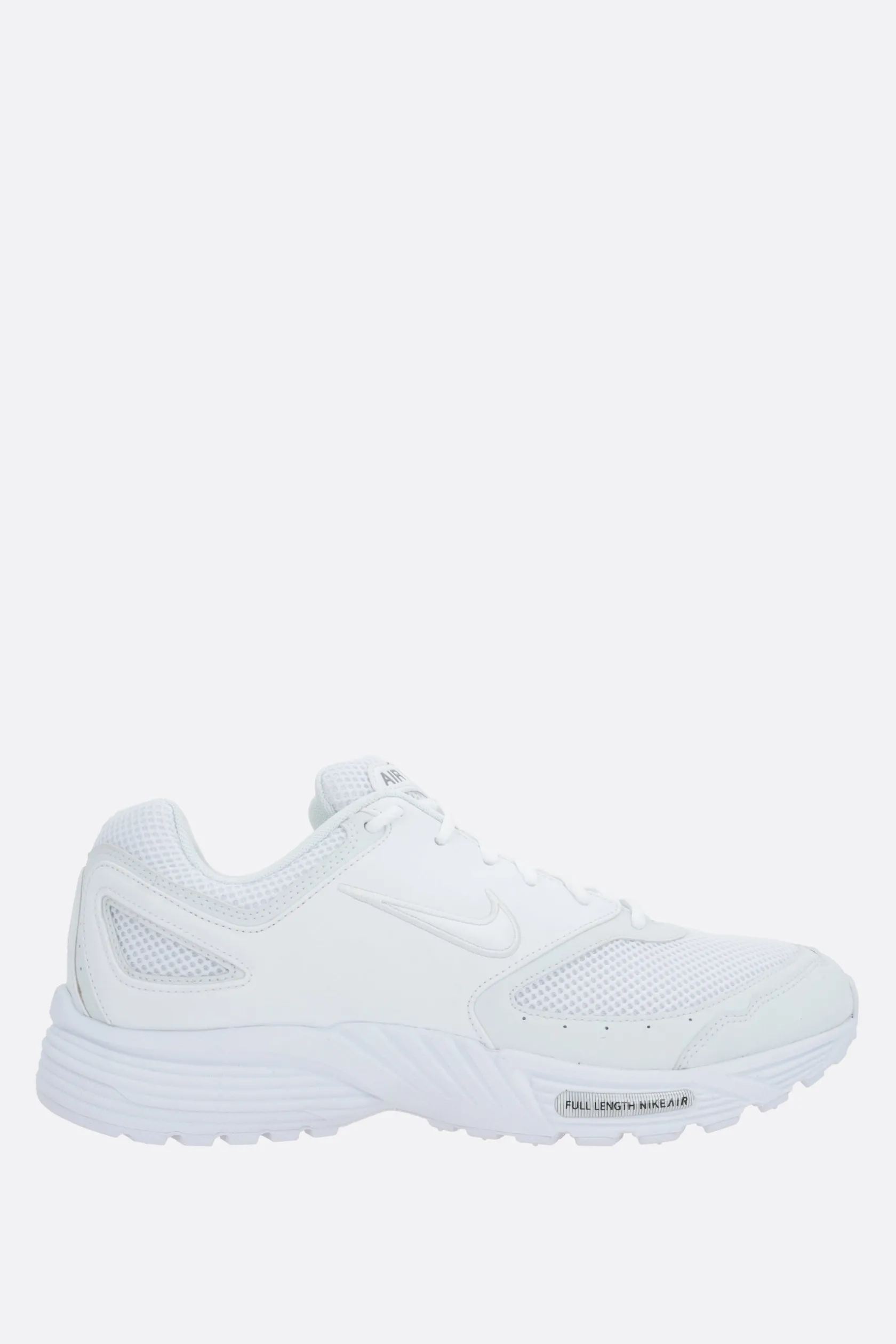 Sneakers>COMME DES GARÇONS X NIKE sneaker Air Pegasus 2005 in mesh ed ecopelle Bianco