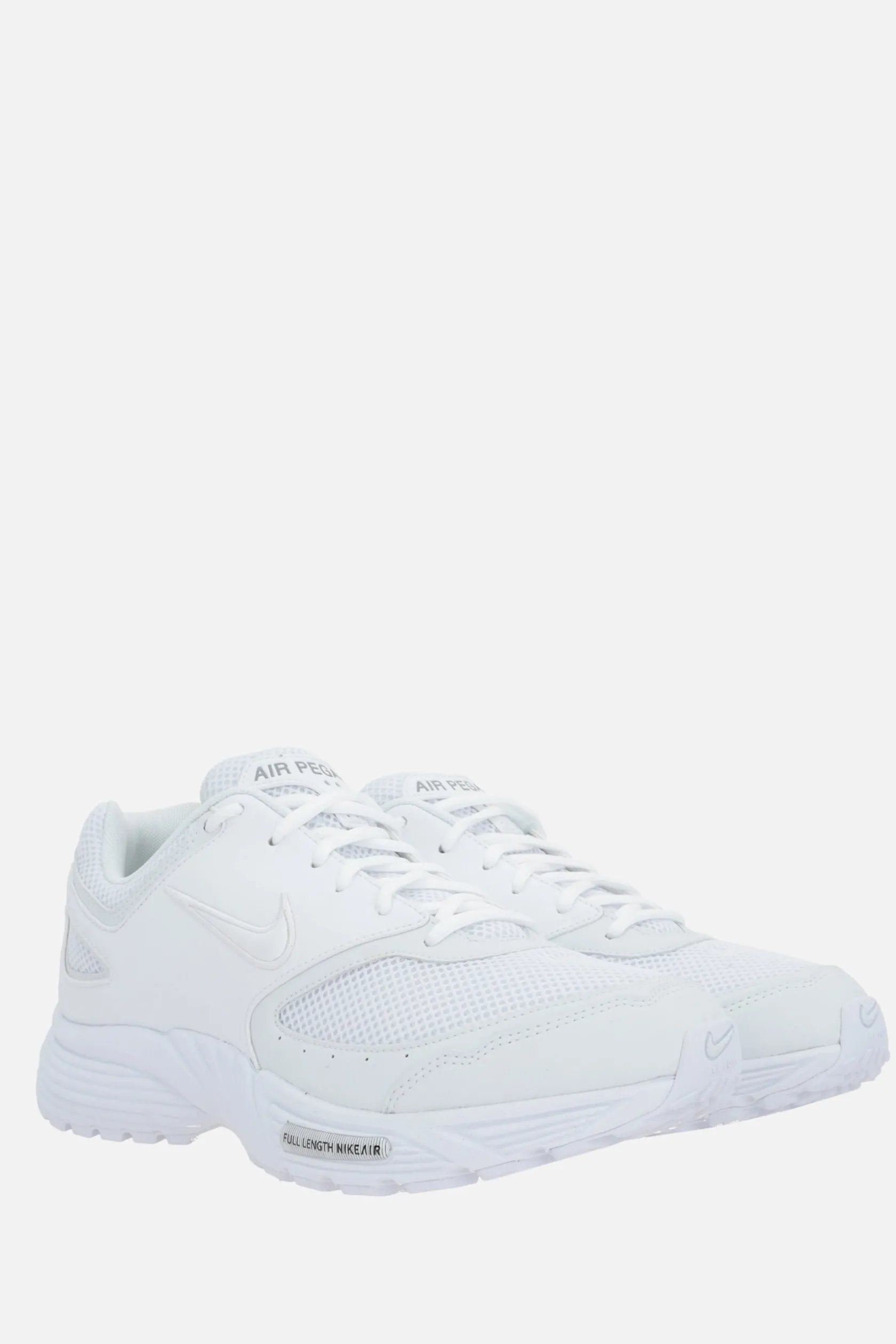 Sneakers>COMME DES GARÇONS X NIKE sneaker Air Pegasus 2005 in mesh ed ecopelle Bianco