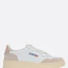 Sneakers>AUTRY sneaker Medalist in pelle liscia e suede Bianco