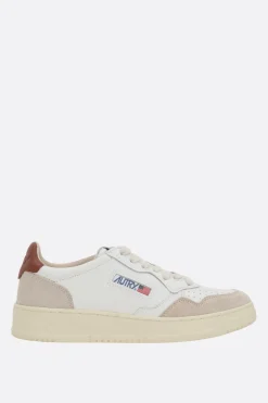 Sneakers>AUTRY sneaker Medalist in pelle liscia e suede Bianco