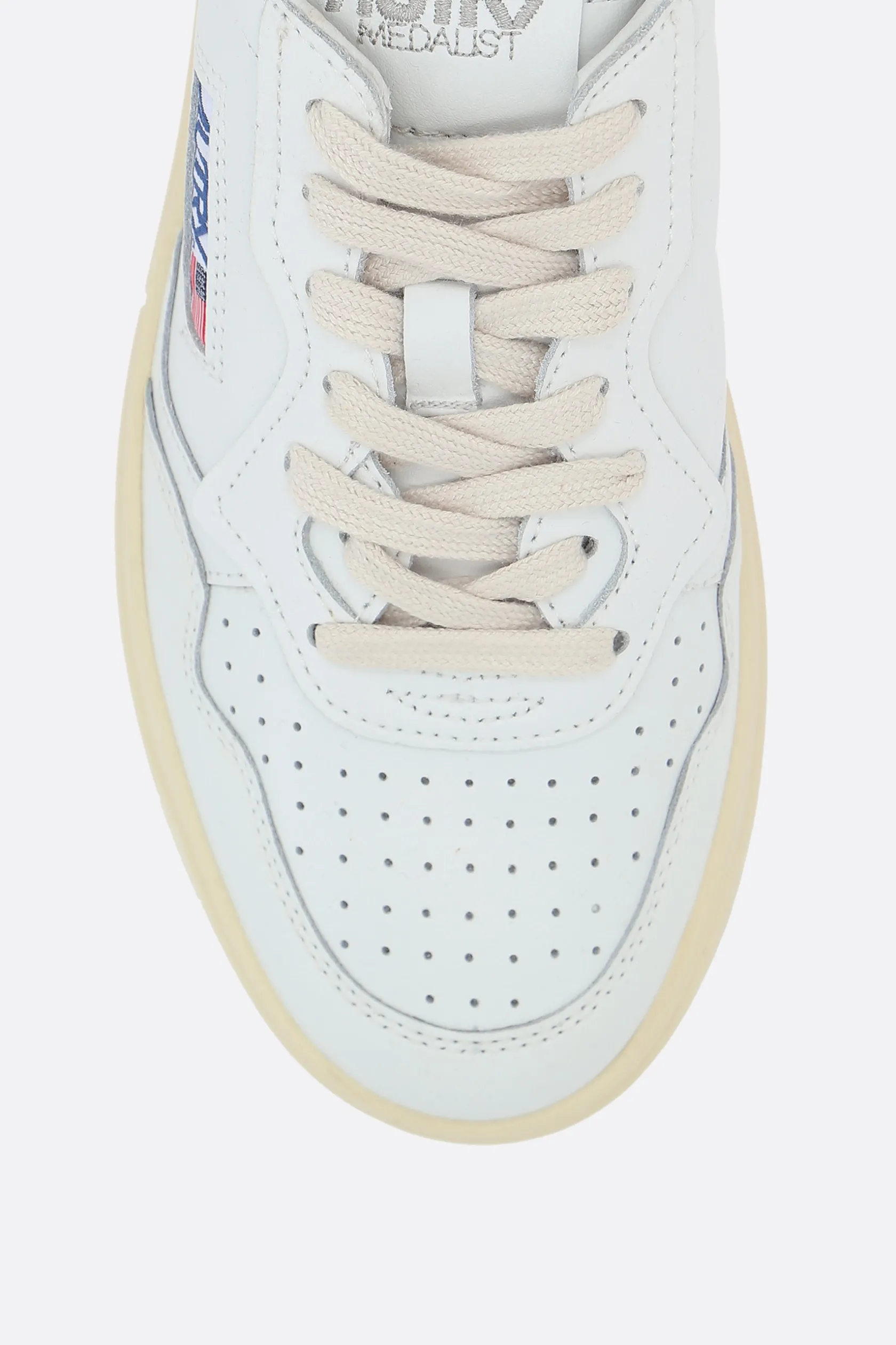 Sneakers>AUTRY sneaker Medalist in pelle liscia Bianco