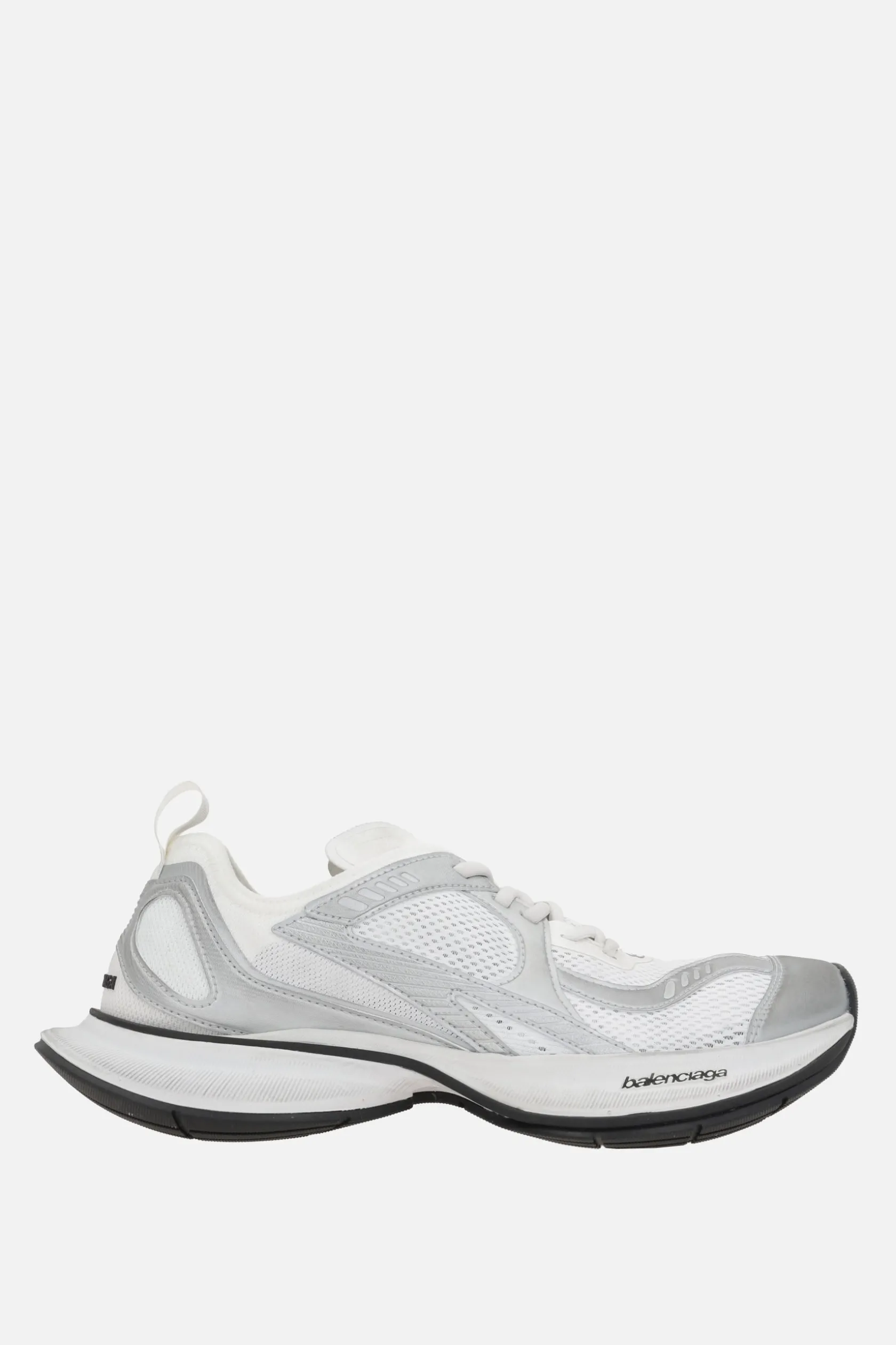 Sneakers>BALENCIAGA sneaker Circuit in mesh ed ecopelle Bianco