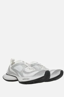 Sneakers>BALENCIAGA sneaker Circuit in mesh ed ecopelle Bianco