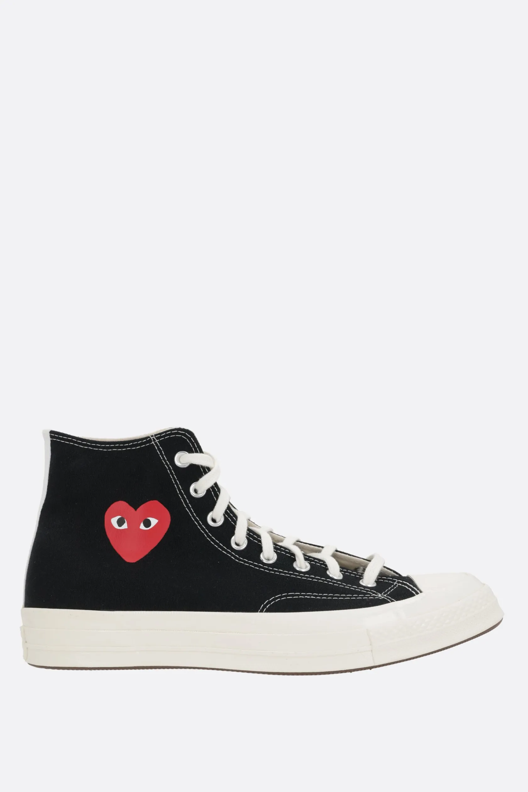 Sneakers>COMME DES GARÇONS PLAY X CONVERSE sneaker high-top Chuck 70 CDG in canvas Nero