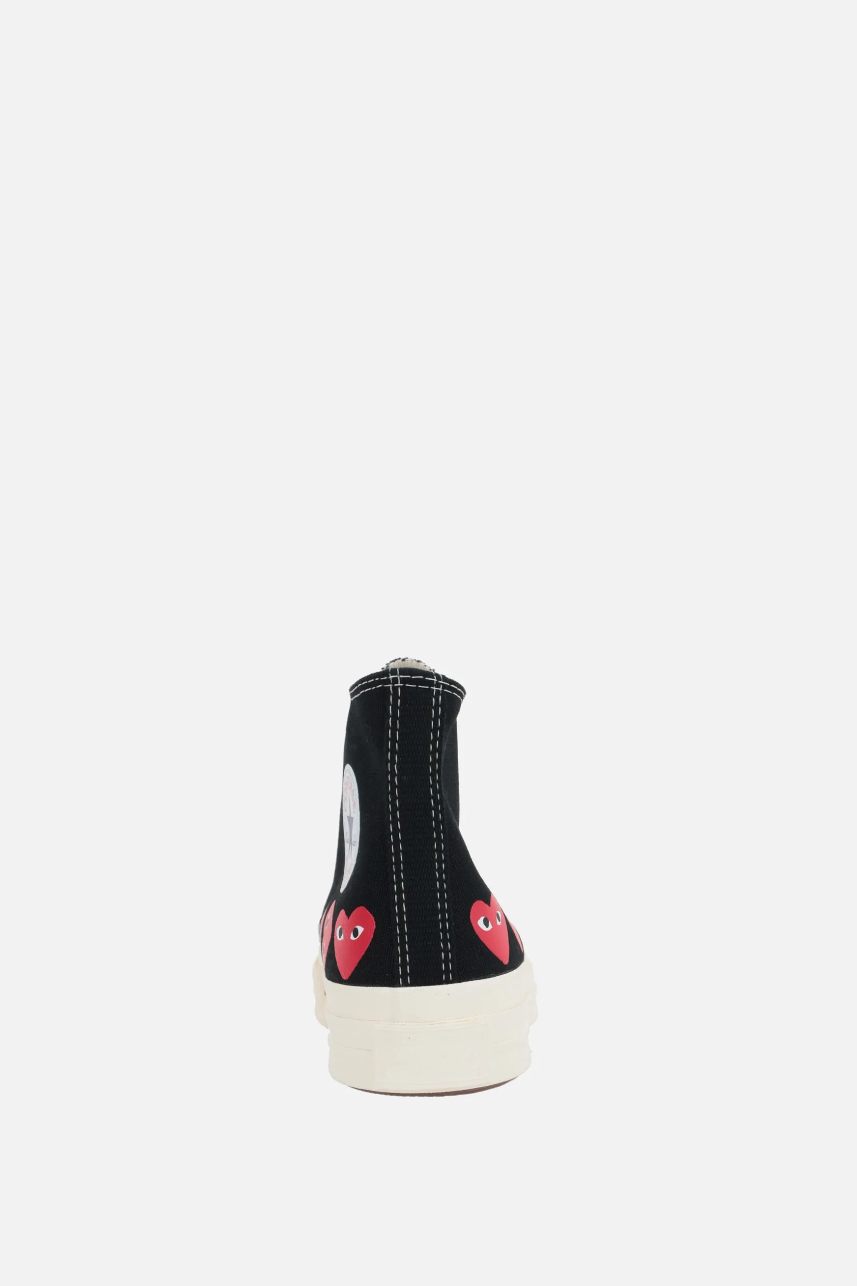 Sneakers>COMME DES GARÇONS PLAY X CONVERSE sneaker high-top Chuck 70 CDG in canvas Nero