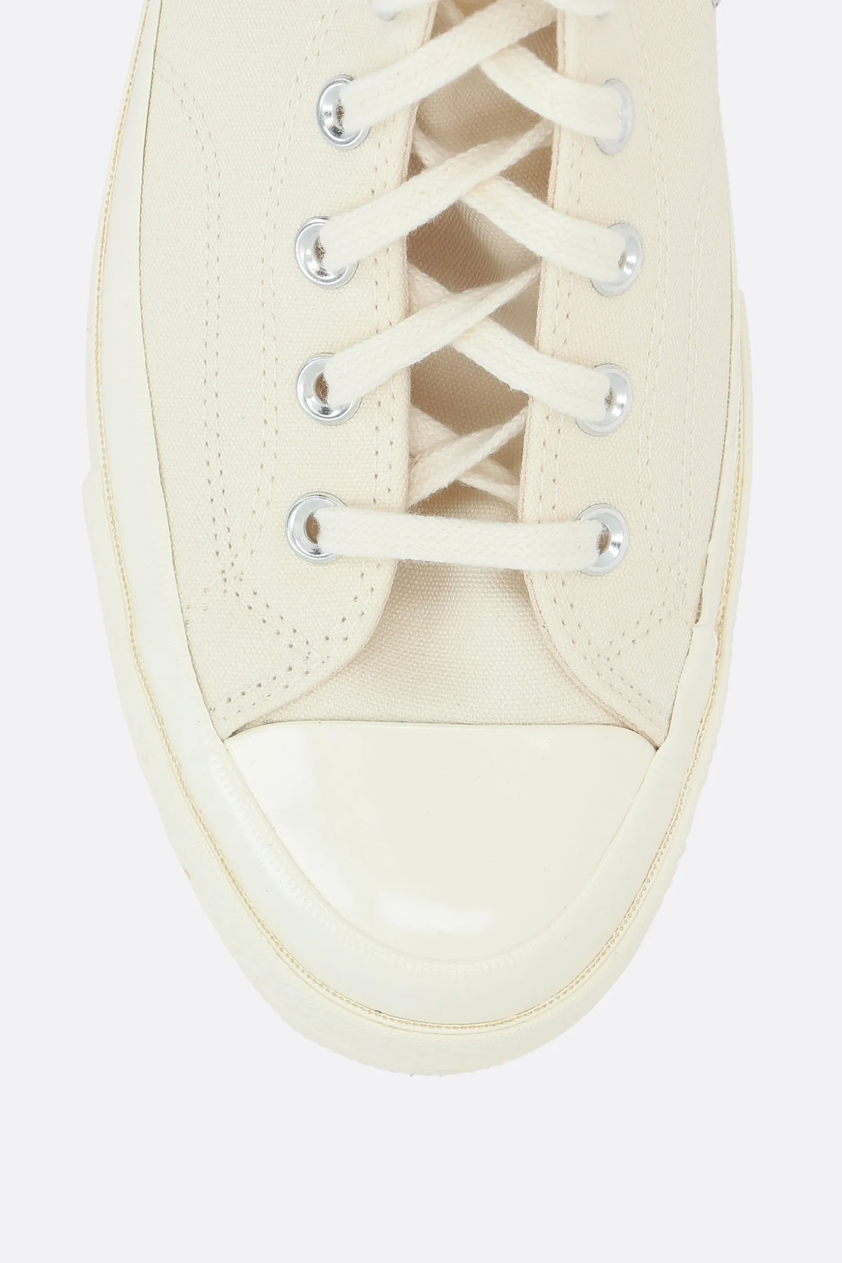 Sneakers>COMME DES GARÇONS PLAY X CONVERSE sneaker high-top Chuck 70 CDG in canvas Bianco