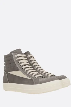 Sneakers>RICK OWENS DRKSHDW sneaker high-top Vintage in canvas Marrone