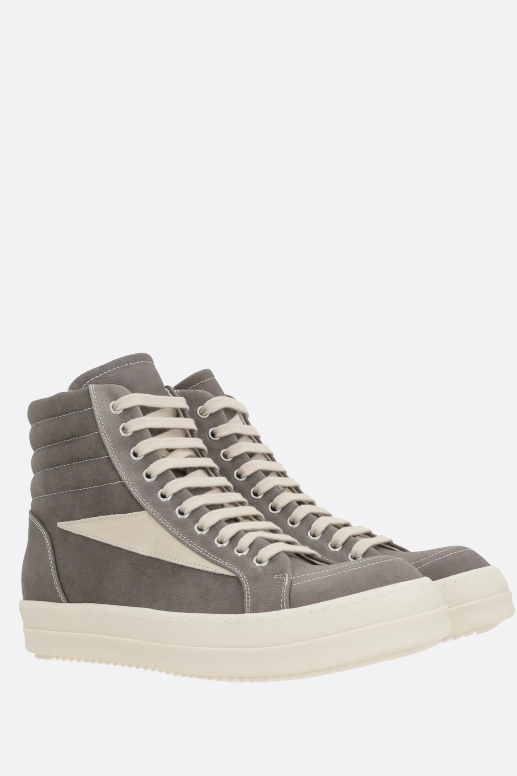 Sneakers>RICK OWENS DRKSHDW sneaker high-top Vintage in canvas Marrone