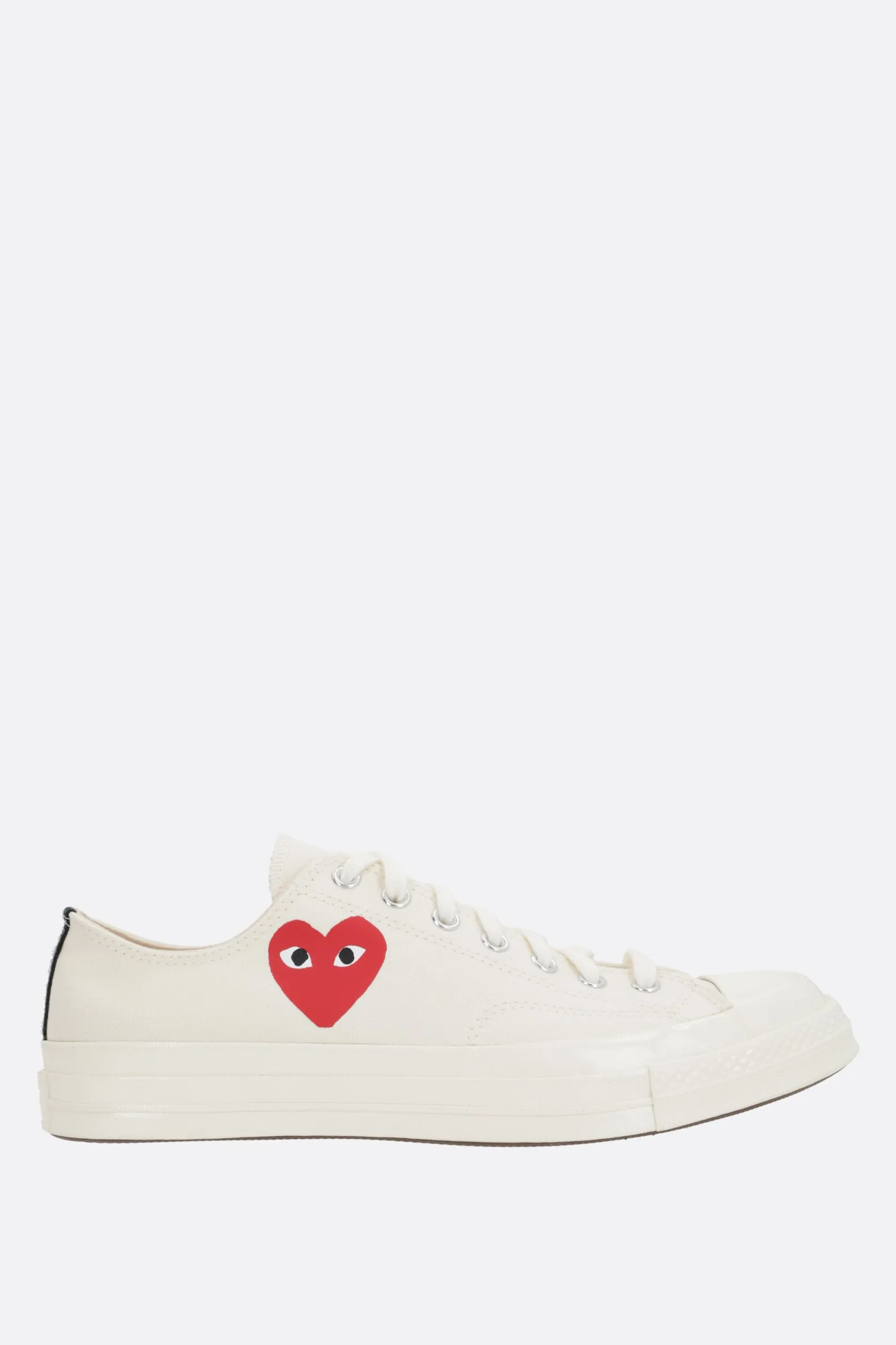 Sneakers>COMME DES GARÇONS PLAY X CONVERSE sneaker low-top Chuck 70 CDG in canvas Bianco
