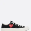 Sneakers>COMME DES GARÇONS PLAY X CONVERSE sneaker low-top Chuck 70 CDG in canvas Nero