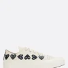 Sneakers>COMME DES GARÇONS PLAY X CONVERSE sneaker low-top Chuck 70 CDG in canvas Bianco