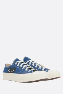 Sneakers>COMME DES GARÇONS PLAY X CONVERSE sneaker low--top Chuck 70 CDG in canvas Blu