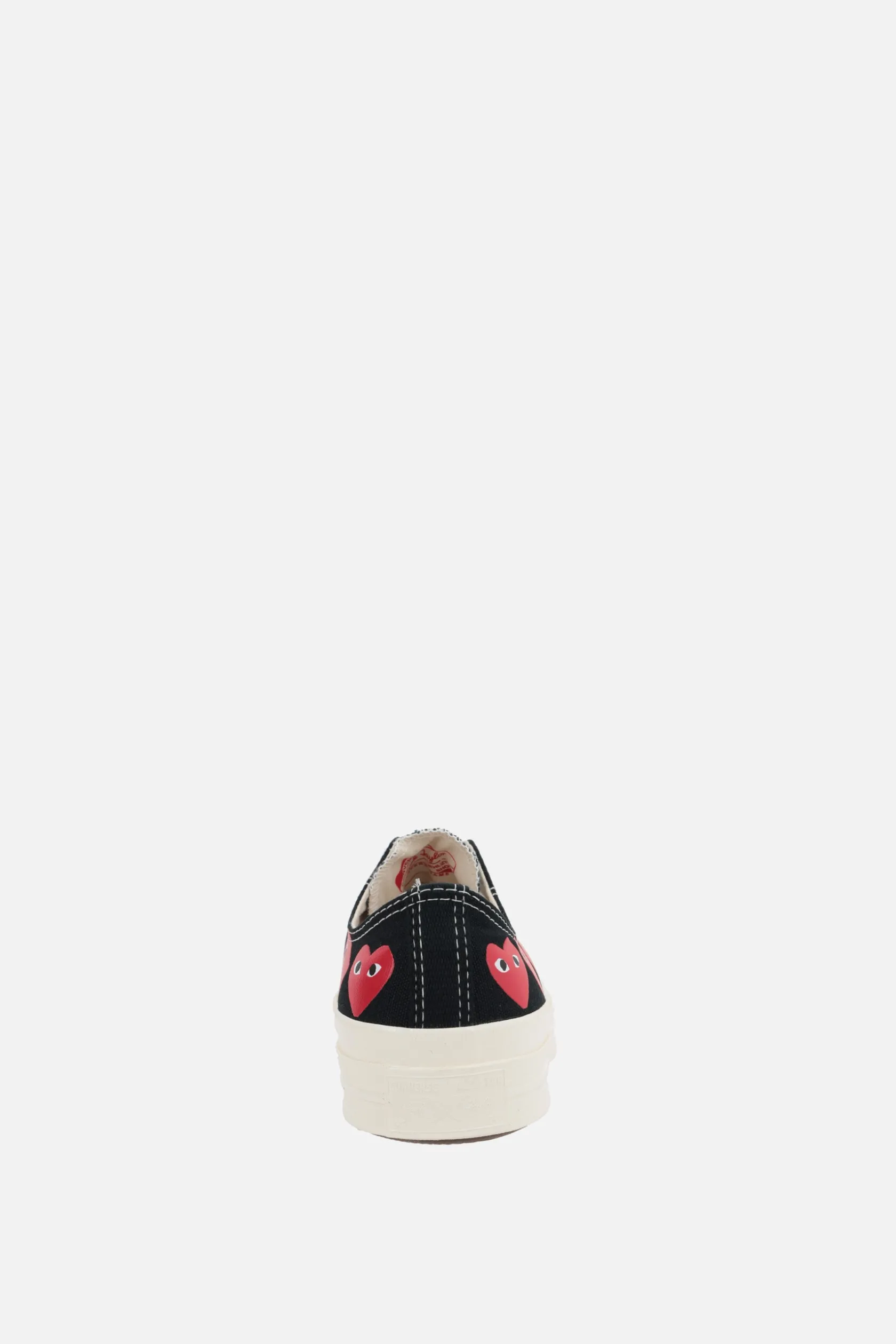Sneakers>COMME DES GARÇONS PLAY X CONVERSE sneaker low-top Chuck 70 CDG in canvas Nero