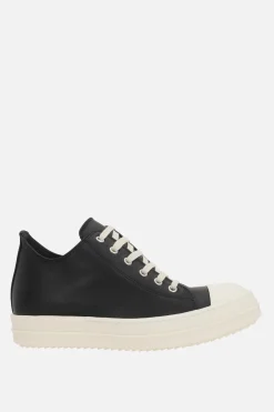 Sneakers>RICK OWENS sneaker low-top in pelle liscia Multicolor