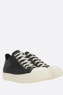 Sneakers>RICK OWENS sneaker low-top in pelle liscia Multicolor