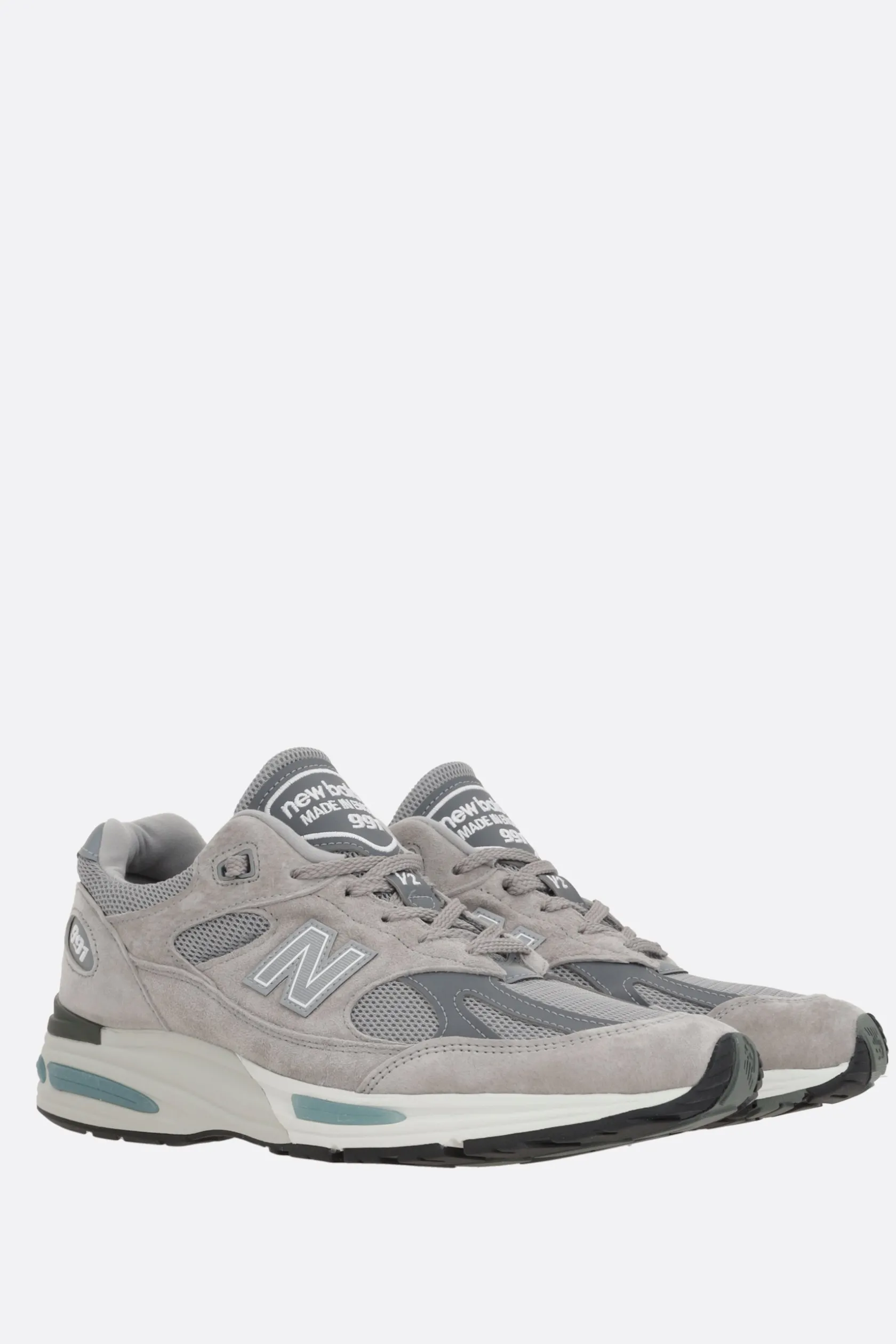 Sneakers>NEW BALANCE sneaker MADE in UK 991 in mesh e suede Grigio