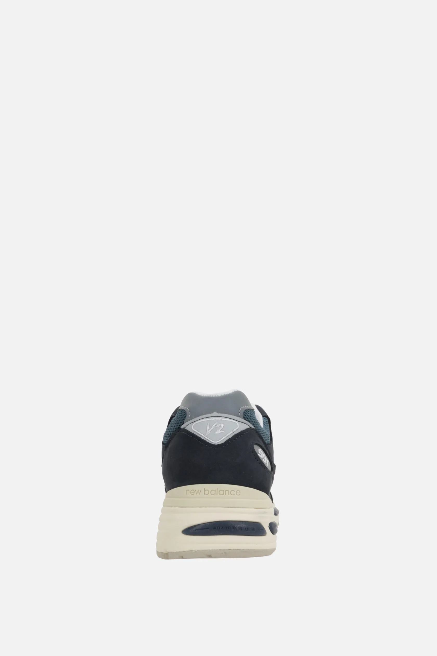 Sneakers>NEW BALANCE sneaker Made in UK 991v2 in mesh e nabuk Blu