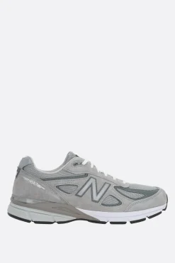 Sneakers>NEW BALANCE sneaker Made in USA 990v4 Core in mesh e suede Grigio