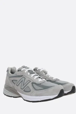 Sneakers>NEW BALANCE sneaker Made in USA 990v4 Core in mesh e suede Grigio