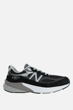 Sneakers>NEW BALANCE sneaker Made in USA 990v6 in mesh e suede Nero