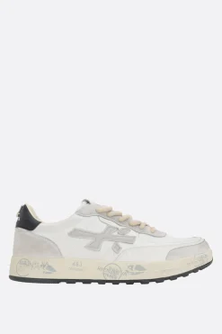 Sneakers>PREMIATA sneaker Nous in pelle liscia e suede Bianco