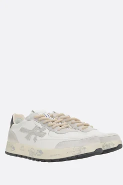 Sneakers>PREMIATA sneaker Nous in pelle liscia e suede Bianco