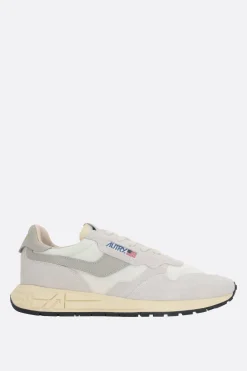 Sneakers>AUTRY sneaker Reelwind in nylon e suede Bianco