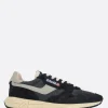 Sneakers>AUTRY sneaker Reelwind in nylon e suede Nero
