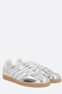 Sneakers>ADIDAS sneaker Samba OG in pelle laminata Argento