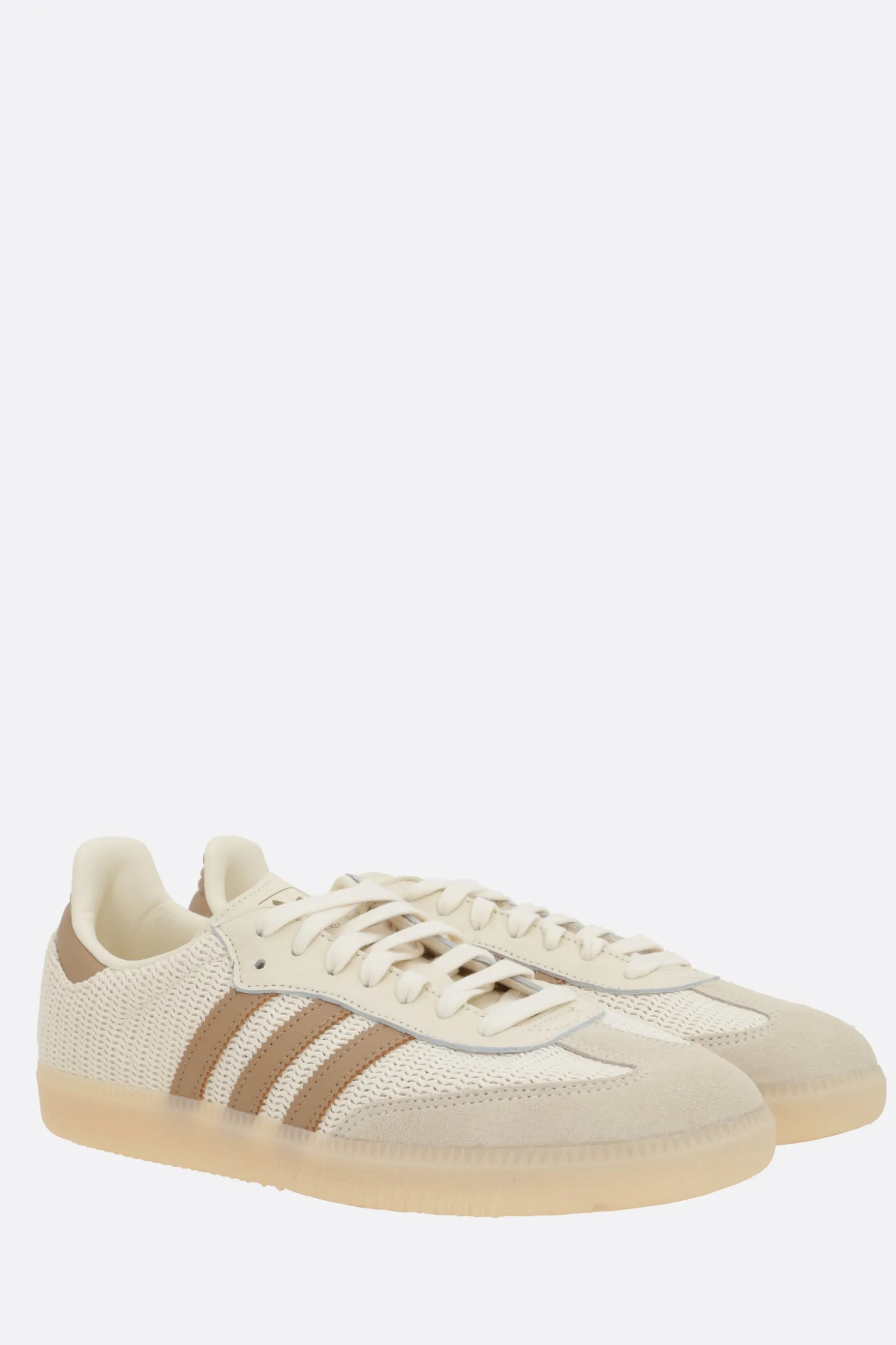 Sneakers>ADIDAS sneaker Samba OG in rete e suede Neutro