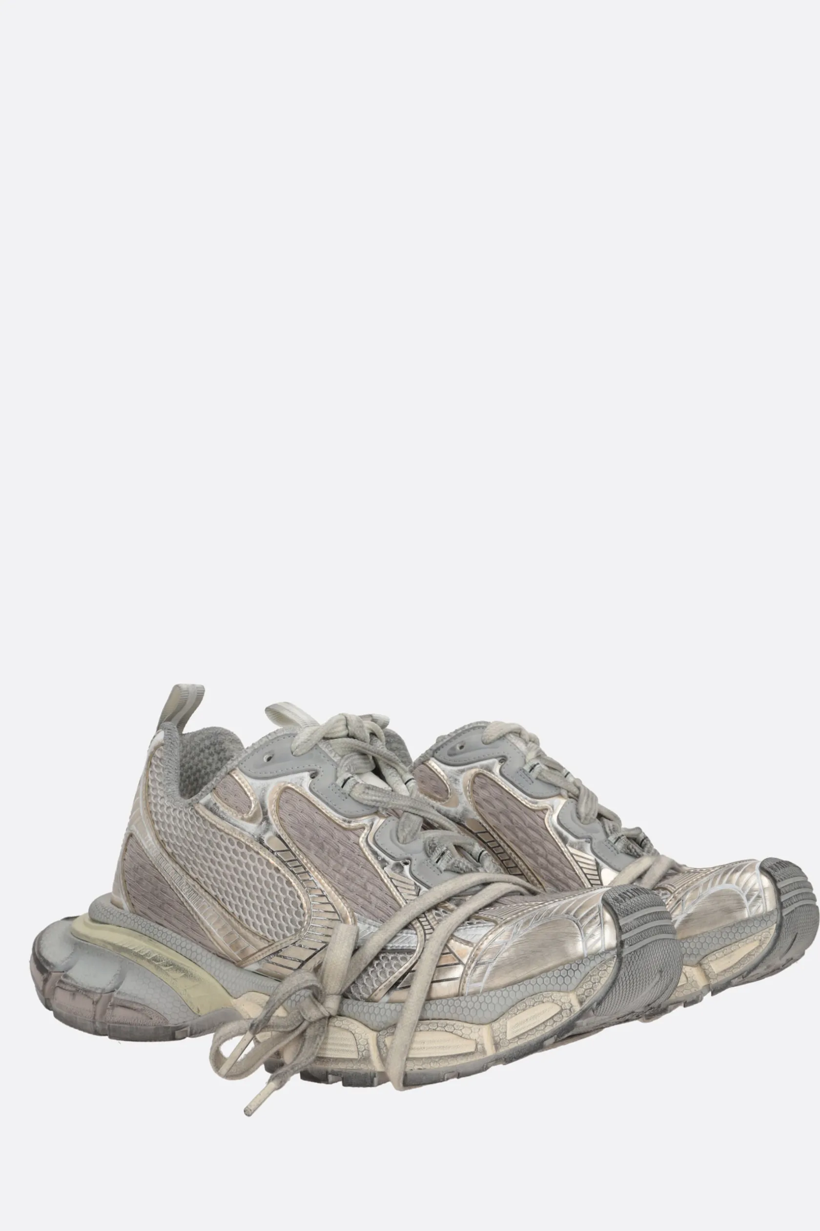 Sneakers>BALENCIAGA sneaker 3XL in rete e gomma Neutro