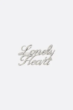 Accessori Da Indossare>JIL SANDER spilla Lonely Heart in ottone Argento