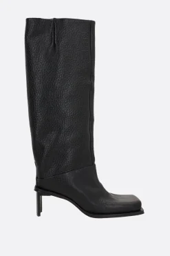 Stivali>MIISTA stivale Brianna in pelle martellata Nero