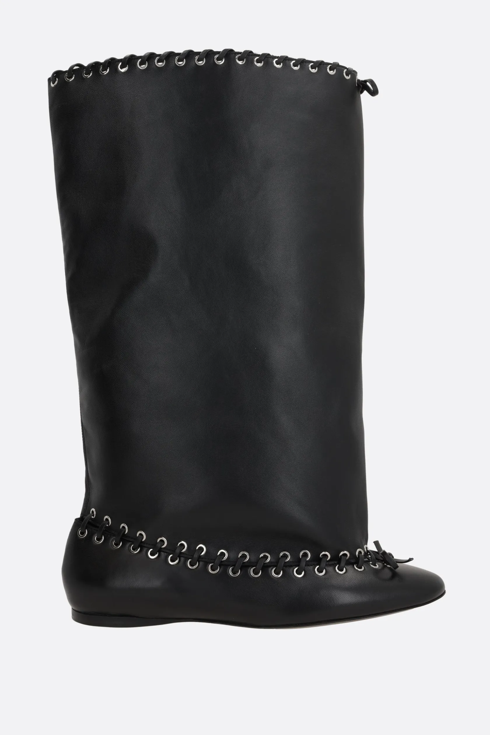 Stivali>ALL IN stivale Grommet in nappa Nero