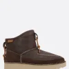 Stivali>UGG stivaletto Classic Campfire in pelle rigenerata Marrone