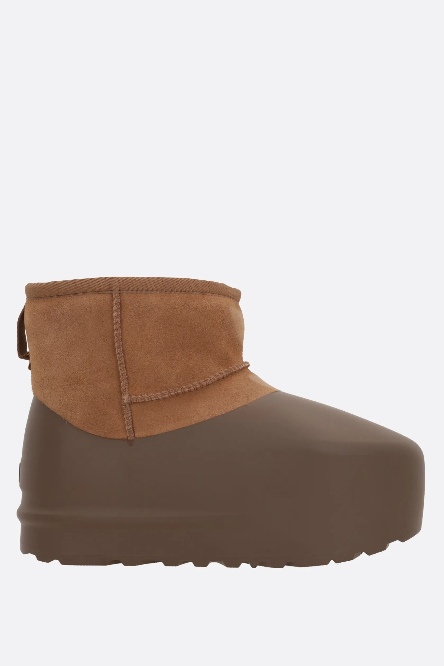 Stivali>UGG stivaletto Classic Mini Pumped Molded Marrone