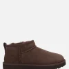 Stivali>UGG stivaletto Classic Ultra Mini in suede Marrone
