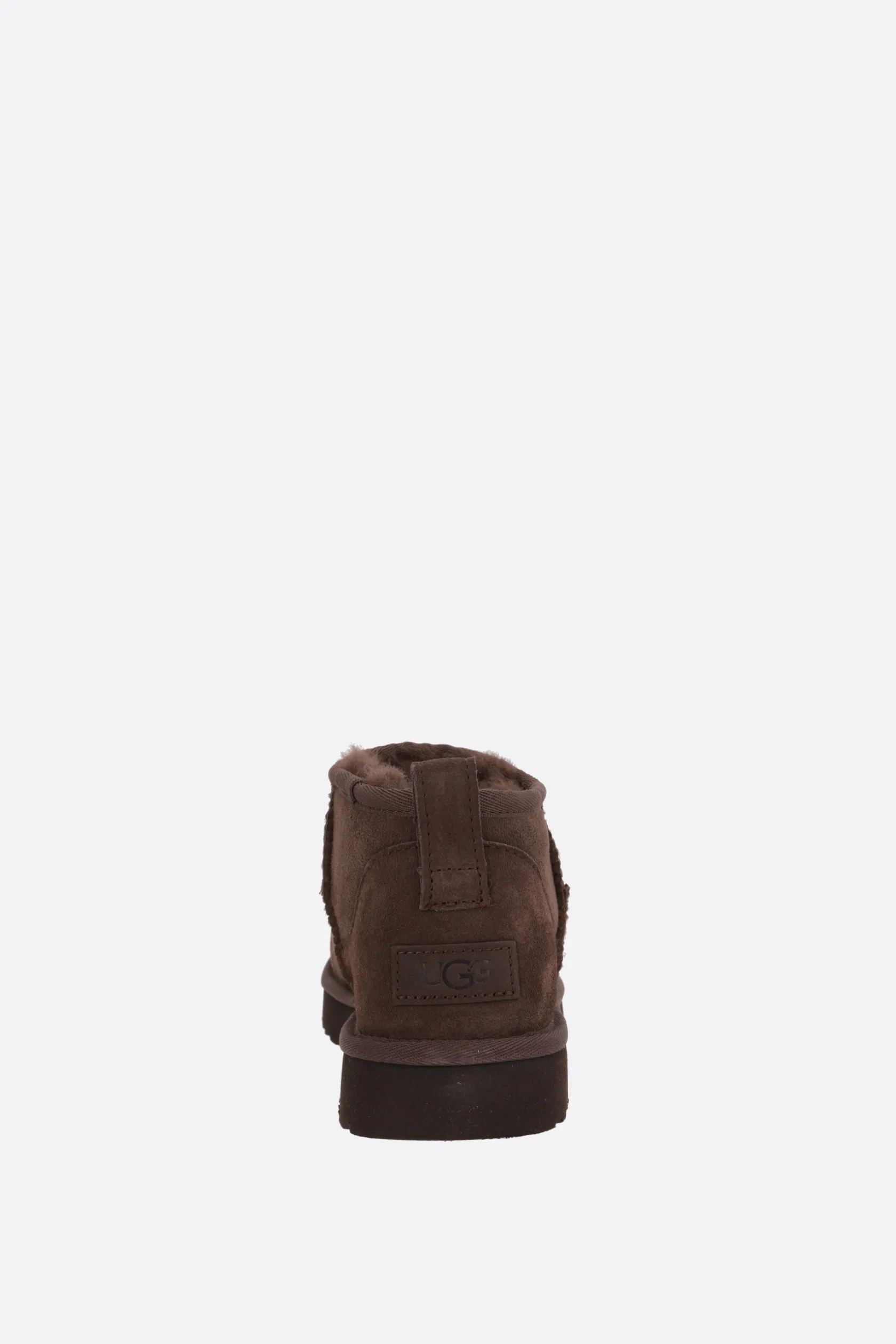 Stivali>UGG stivaletto Classic Ultra Mini in suede Marrone