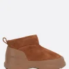 Stivali>MOON BOOT stivaletto MB Luna in suede Marrone