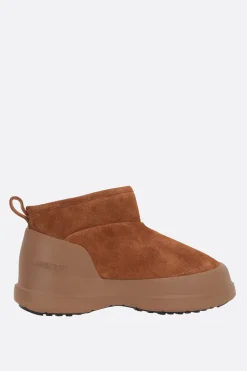 Stivali>MOON BOOT stivaletto MB Luna in suede Marrone