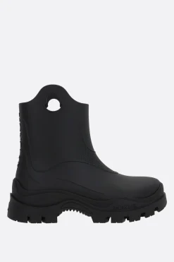 Stivali>MONCLER stivaletto per la pioggia Misty in gomma Nero