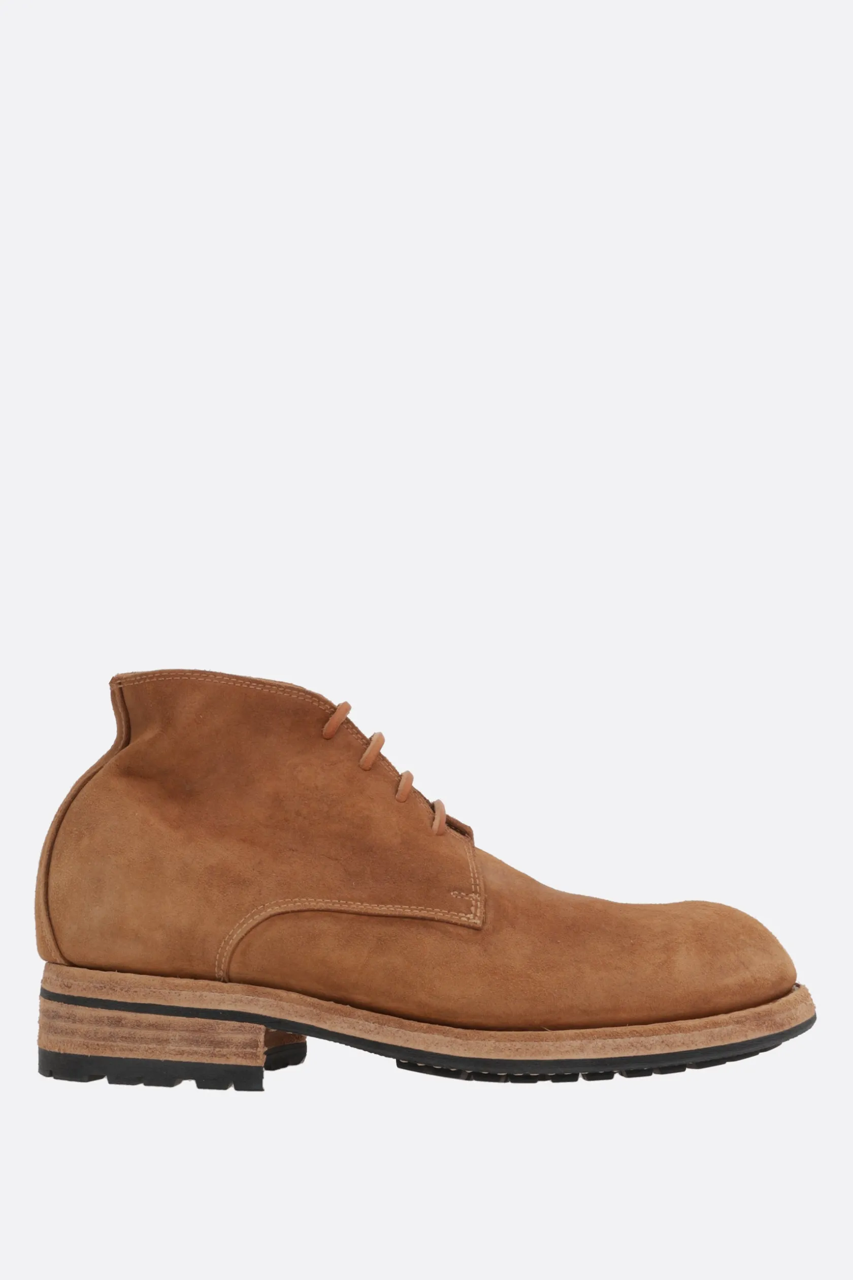 Stivali>GUIDI stivaletto Ruggero in suede Marrone